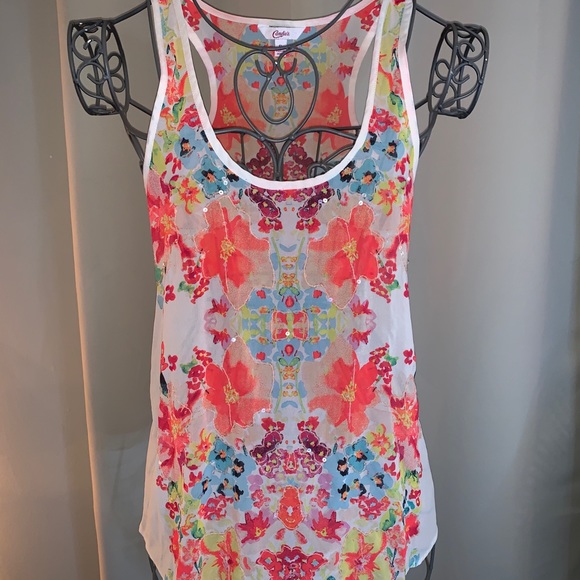 “HAPPY DAZE” 🌸🌞 Multi-Color Floral Shirt - Picture 2 of 5